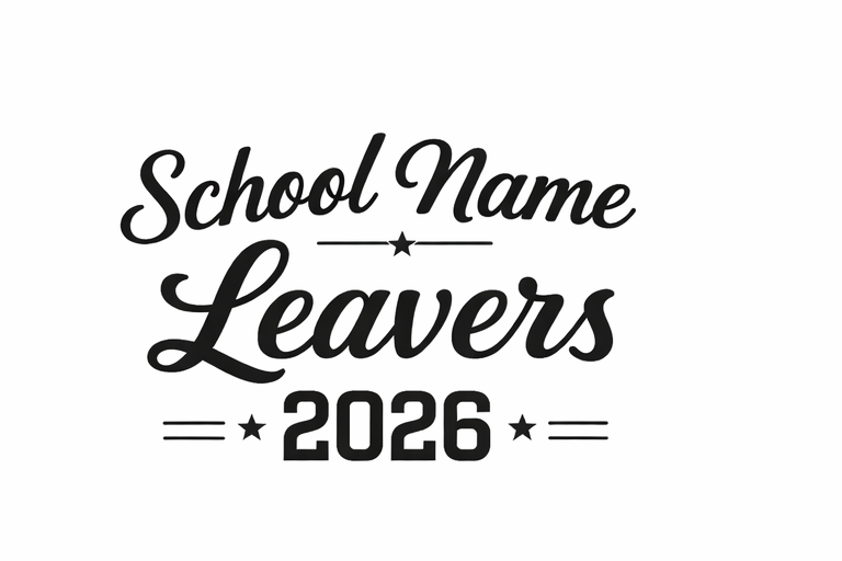 School Name Script 2026 hoodie back design