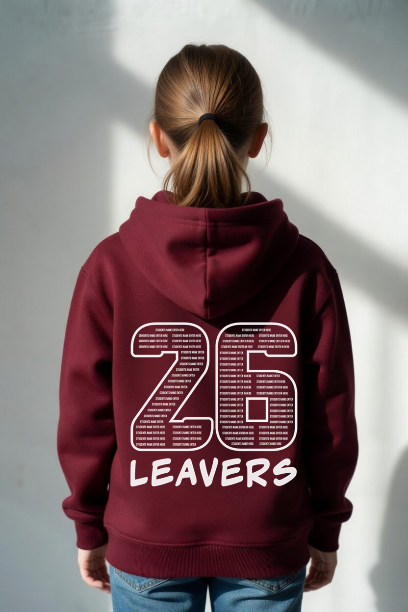 Rounded on hoodie